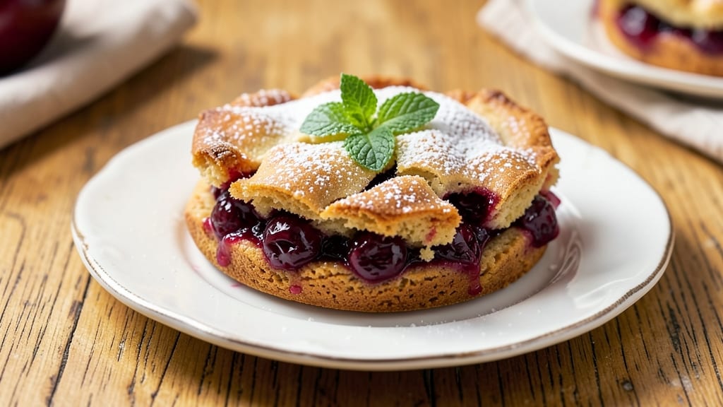 Cherry Pie Stuffed Cookie Recipe: Tart Cherry Filling Bursts in Buttery Crunch