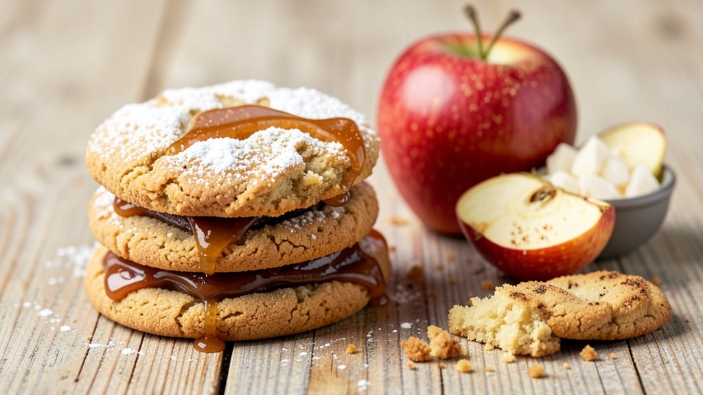 Caramel Apple Sugar Cookie Recipe: Festive Spice Swirls and Crispy Edges