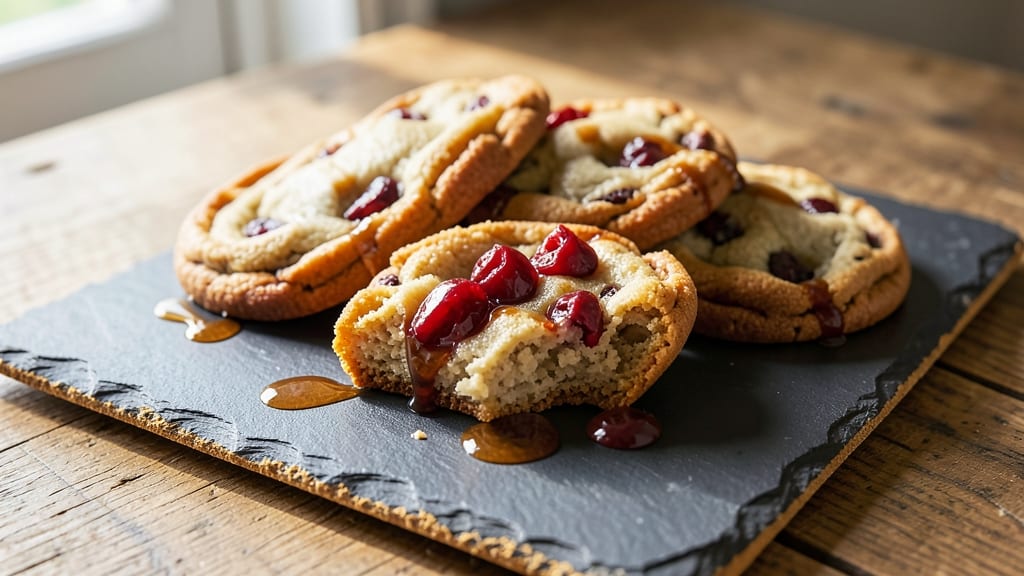 Cherry Amaretto Cookie Recipe: Tart Cherry Swirls and Nutty Amaretto Crunch