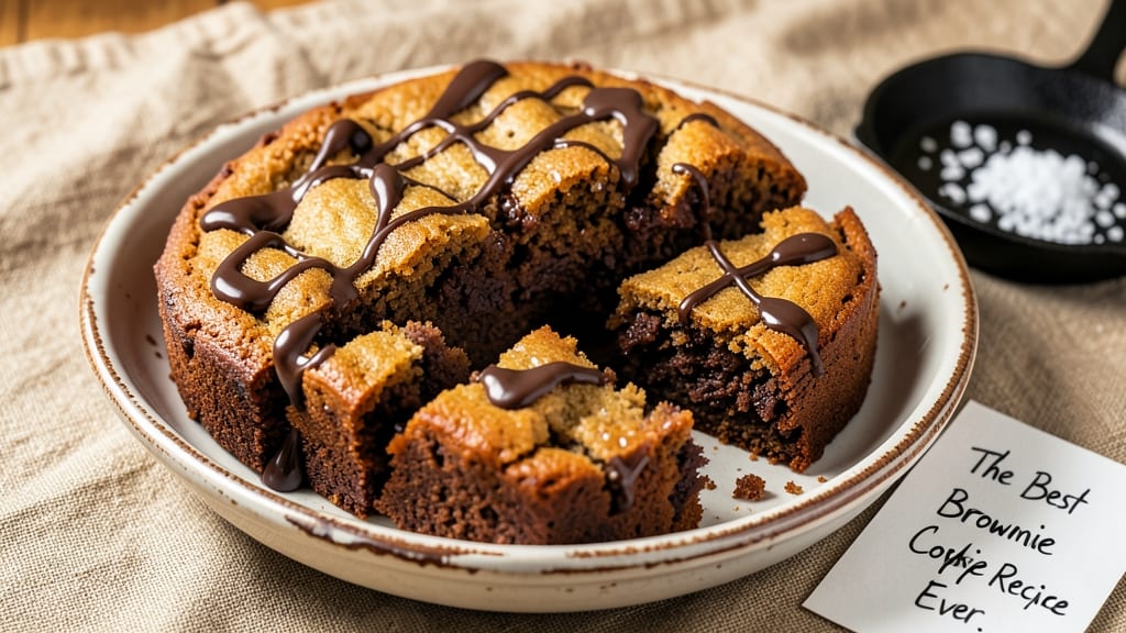 Best Brownie-Cookie Recipe Ever: Fudgy-Crispy Hybrid With Double Chocolate Swirls