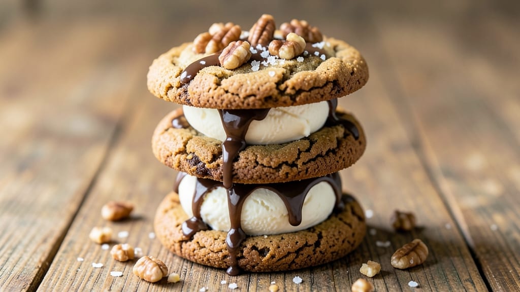 Toll House Cookie Ice Cream Sandwiches Recipe: Pillowy Cookie Wraps Around Creamy Vanilla Swirls