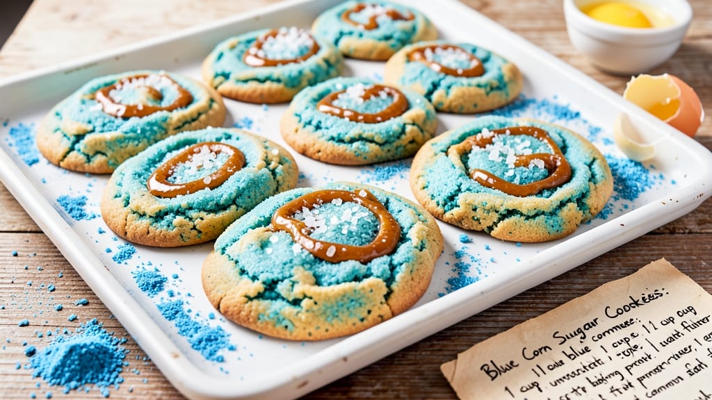 Blue Corn Sugar Cookie Recipe: Earthy-Sweet Crunch With Vanilla Swirls