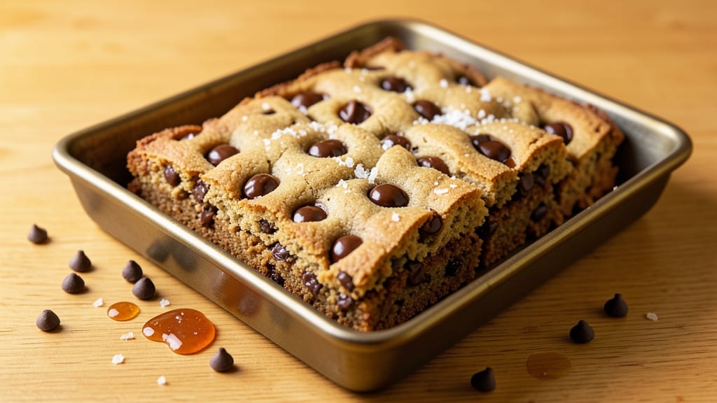 Vegan Chocolate Chip Cookie Bars Recipe: Fudgy Base with Crunchy Chocolate Chunks