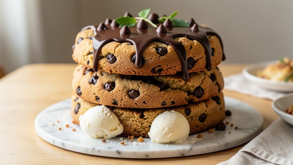 Chocolate Chip Cookie Cake Recipe From Scratch: Triple-Layered Crunch With Warm Chocolate Rivers