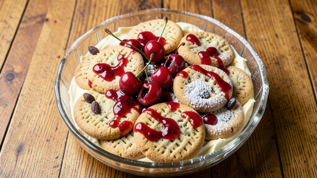 Cherry Ice Box Cookie Recipe: No-Bake Cherry Swirls With Buttery Crunch