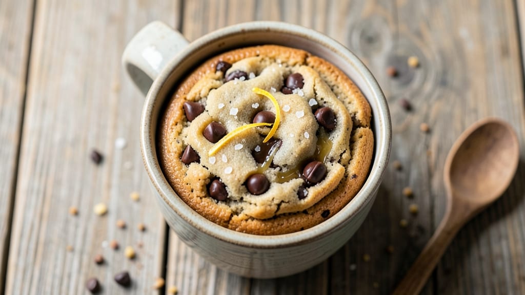 Chocolate Chip Cookie in a Mug No-Egg Recipe: Microwave Magic With Crispy Edges
