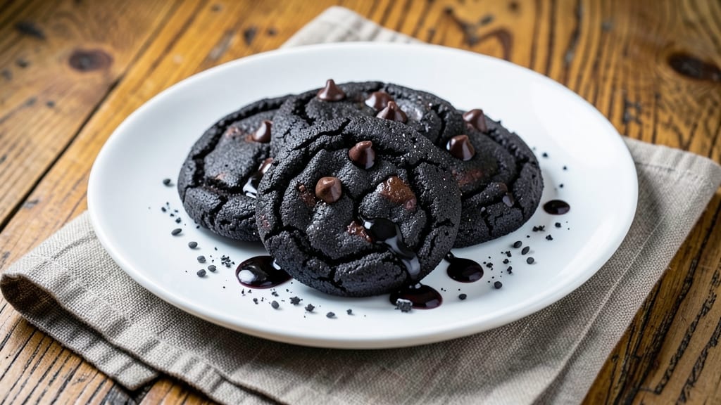 Black Cookie Recipe: Molten Chocolate Rivers and Sandpaper Crunch