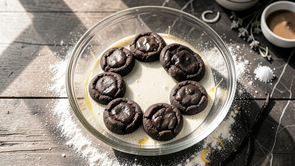 Vegan Black and White Cookie Recipe: Foil-Sealed Crunch Meets Melty Vanilla Swirls