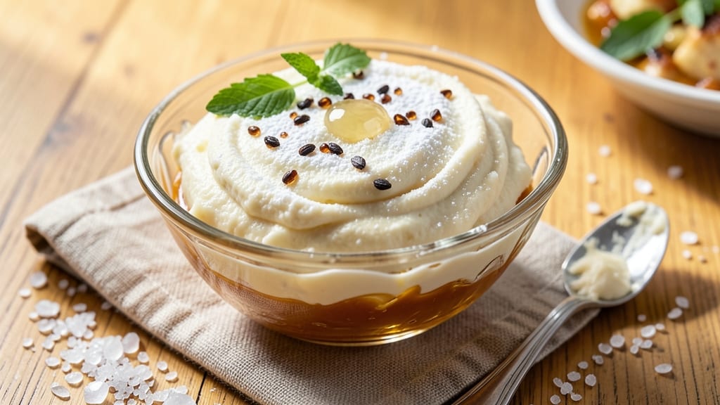 1 Serving Edible Sugar Cookie Dough Recipe: No-Bake Vanilla Bean Bliss in Minutes
